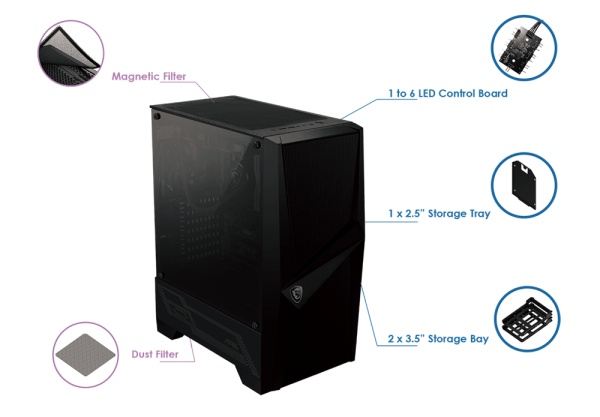 MSI MAG FORGE 100R Gaming - Image 4