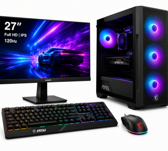 MSI M100R i7 RTX3050 16/512GB Gaming Bundle