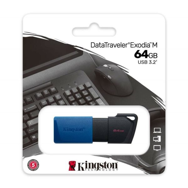 Kingston® DataTraveler® Exodia™ M 64GB  USB 3.2